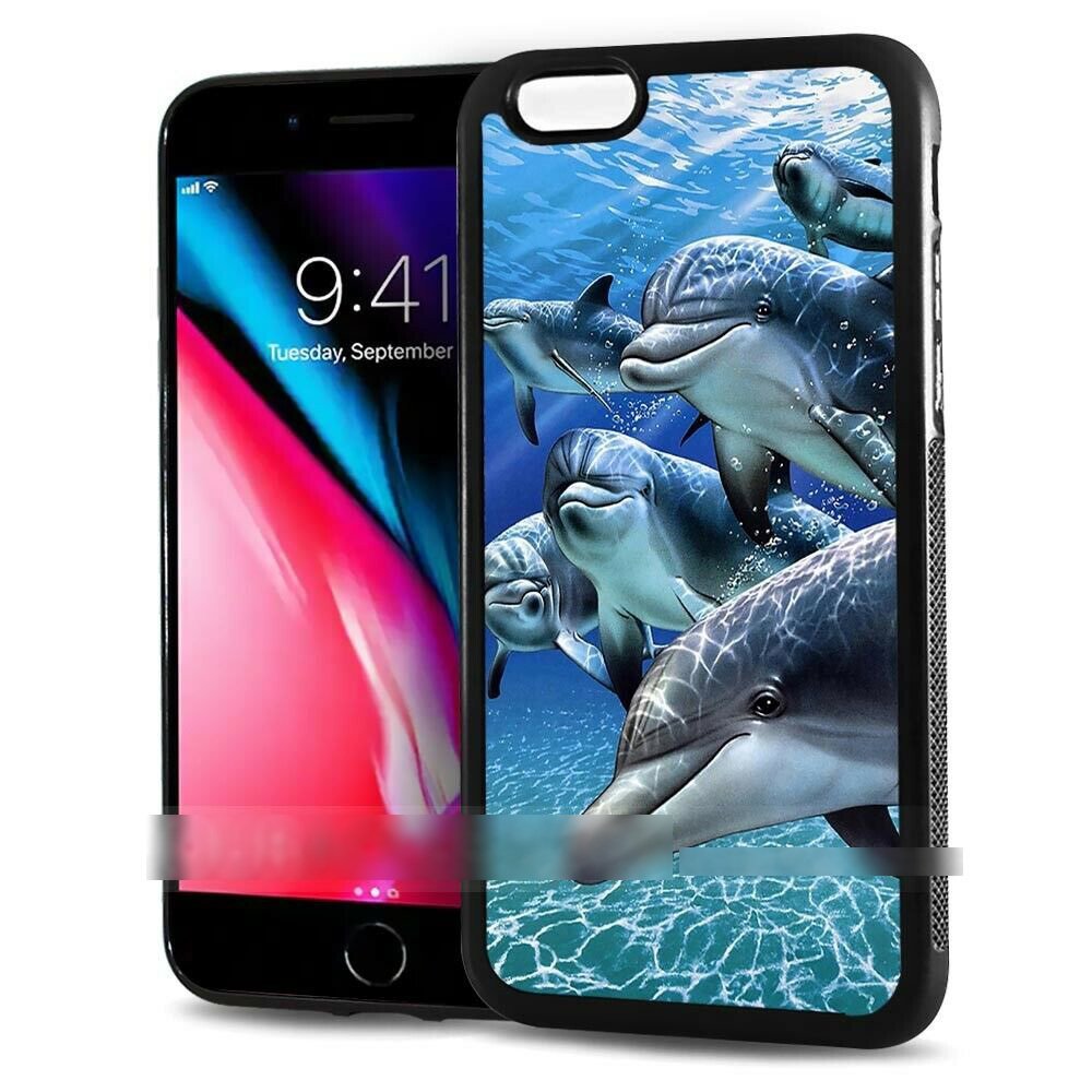 iPhone 5 5S SE アイフォン ファイブ エス エスイー イルカ ドルフィン スマホケース アートケース スマートフォン カバー_画像1