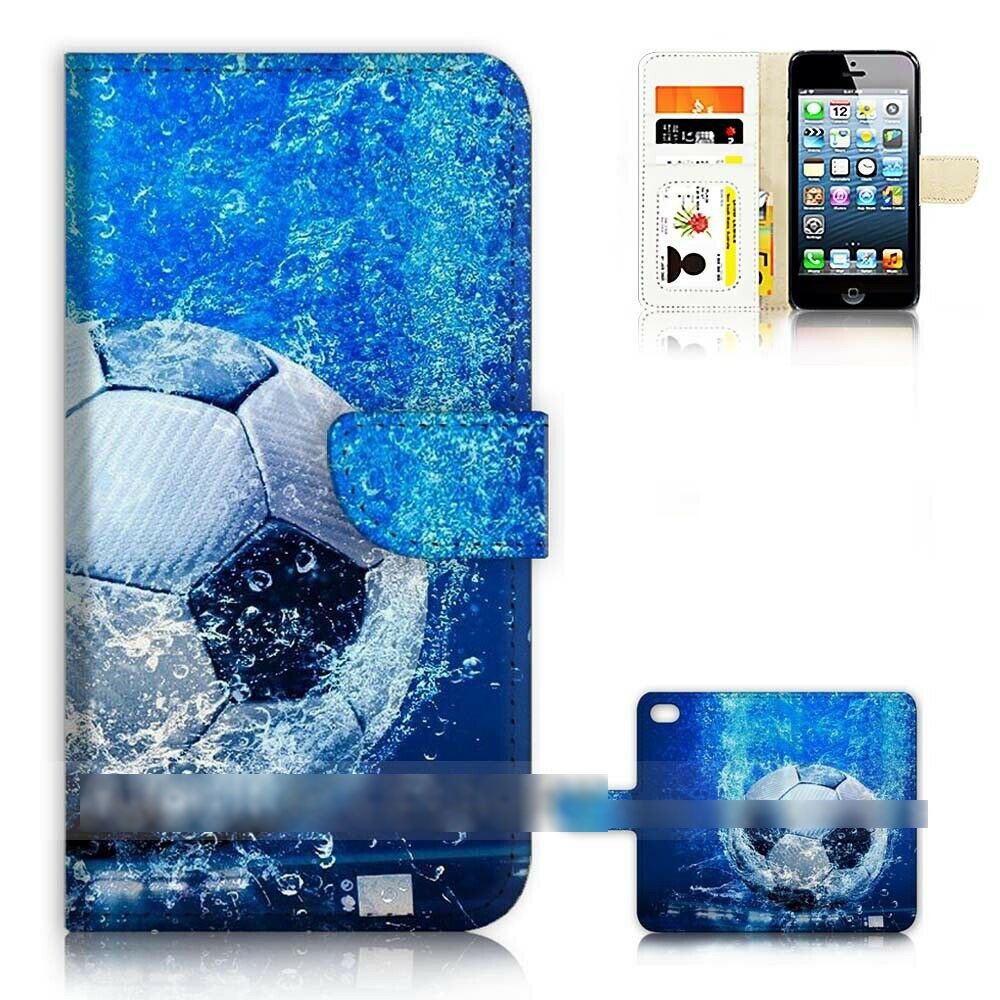 iPhone X アイフォン テン サッカーボール スマホケース 手帳型ケース スマートフォン カバー_画像1