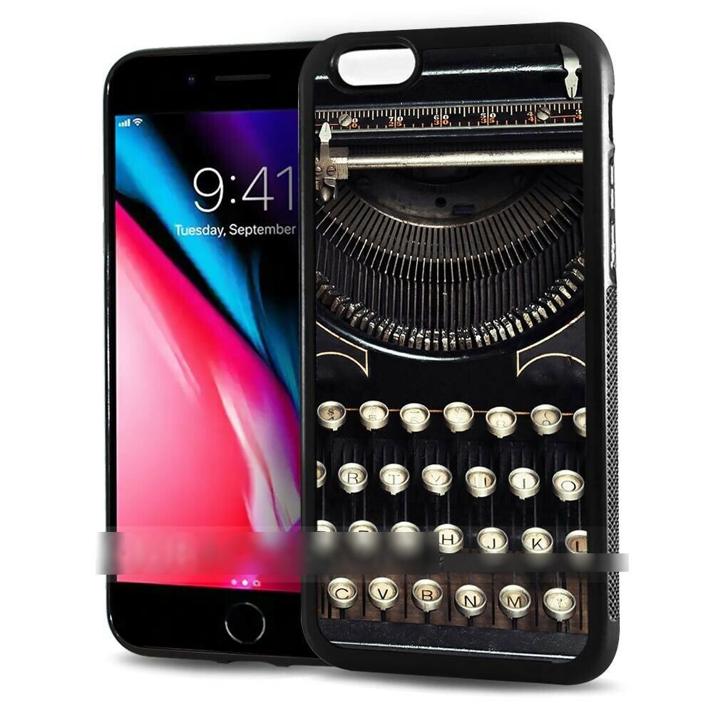 iPhone 7 Plus 8 Plus アイフォン セブン エイト プラス タイプライター スマホケース アートケース スマートフォン カバー_画像1