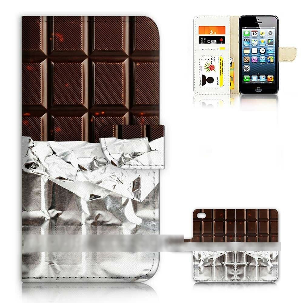iPhone 5 アイフォン ファイブ チョコレート スイーツ スマホケース 手帳型ケース スマートフォン カバー_画像1