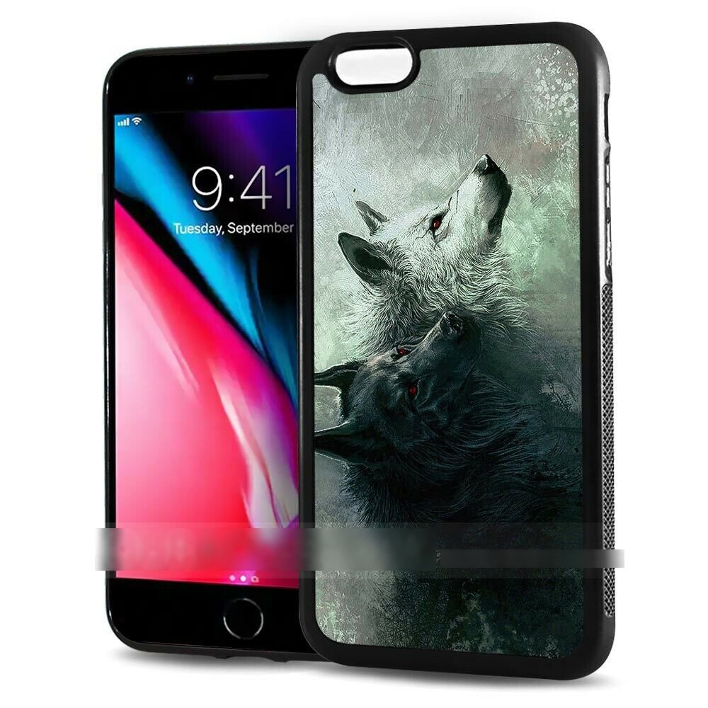 iPhone 7 8 アイフォン セブン エイト 狼 オオカミ ウルフ スマホケース アートケース スマートフォン カバー_画像1