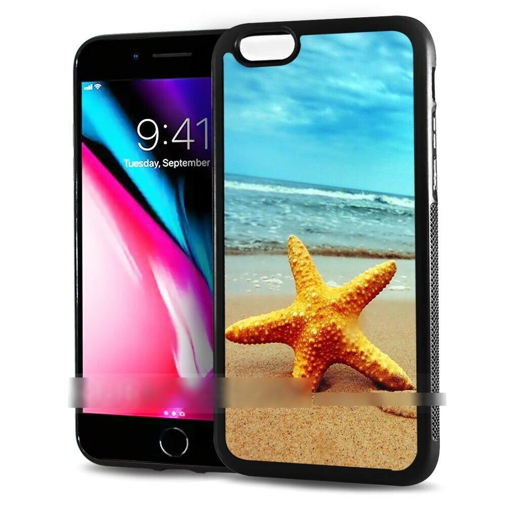iPhone 11 Pro ビーチ 海 砂浜 ヒトデ スマホケース アートケース スマートフォン カバー_画像1