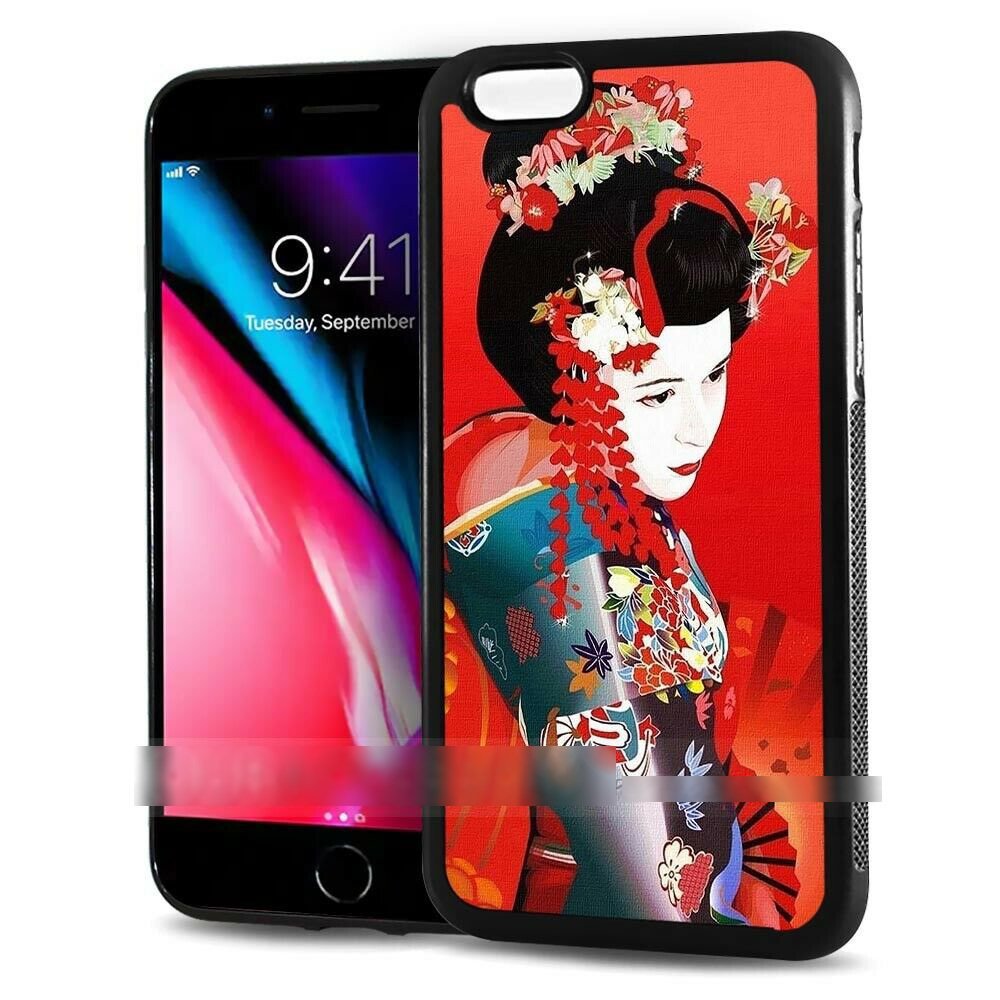 iPhone 7 8 アイフォン セブン エイト 花魁 芸者 芸妓 スマホケース アートケース スマートフォン カバー_画像1