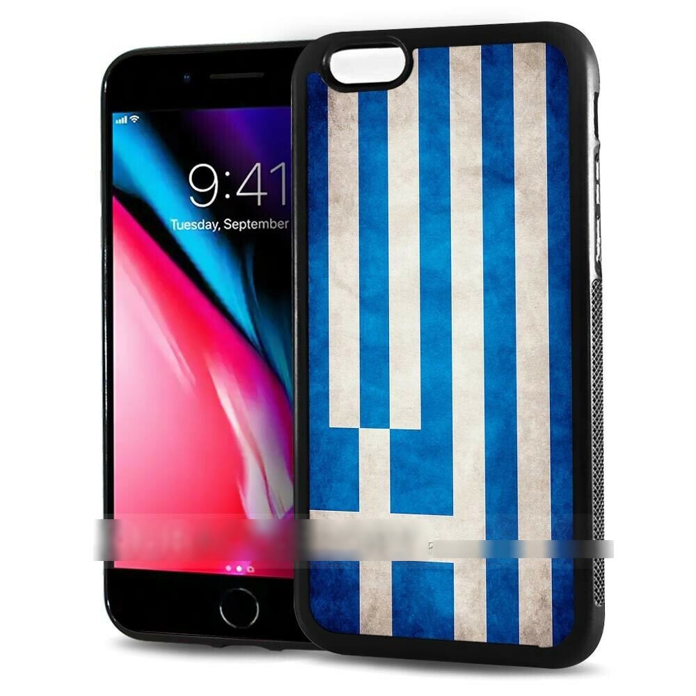 iPhone 7 Plus 8 Plus アイフォン セブン エイト プラス ギリシャ 国旗 スマホケース アートケース スマートフォン カバー_画像1