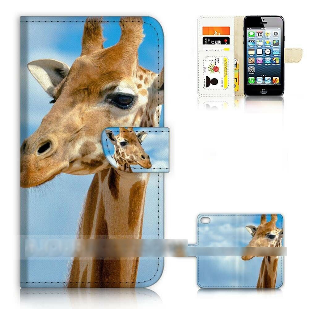 iPod Touch 5 6 アイポッド タッチ ファイブ シックス キリン ジラフ スマホケース 手帳型ケース スマートフォン カバー_画像1