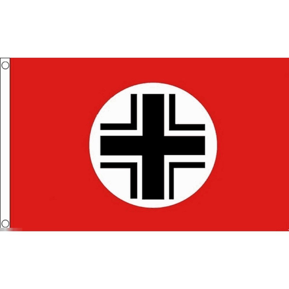 海外限定 国旗 ドイツ空軍 国防軍 黒十字 特大フラッグ_画像1