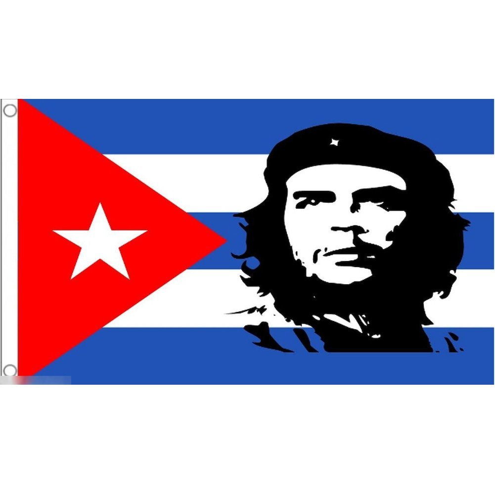 海外限定 国旗 チェ・ゲバラ チェ ゲバラ キューバ共和国 カリブ海 特大フラッグの画像1