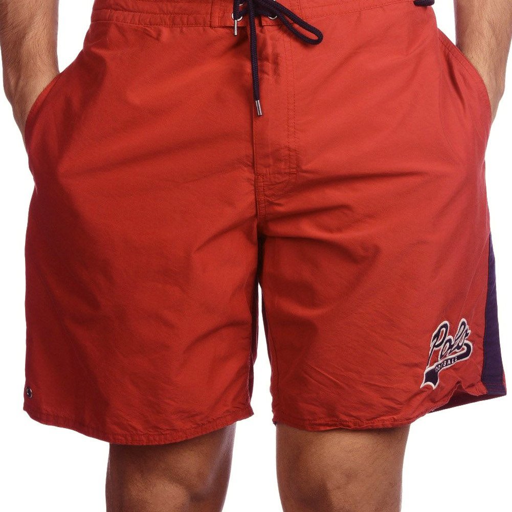  новый товар стандартный 60%OFF POLO RALPH LAUREN Polo Ralph Lauren купальный костюм 30 красный хлопок нейлон весна лето шорты для серфинга купальный костюм SAFARI..