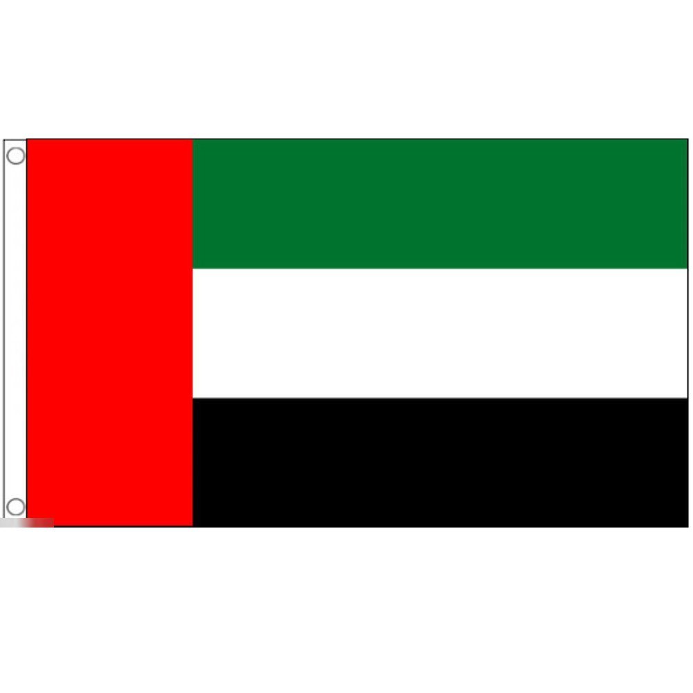 海外限定 国旗 アラブ首長国連邦 UAE 西アジア 中東 特大フラッグ_画像1