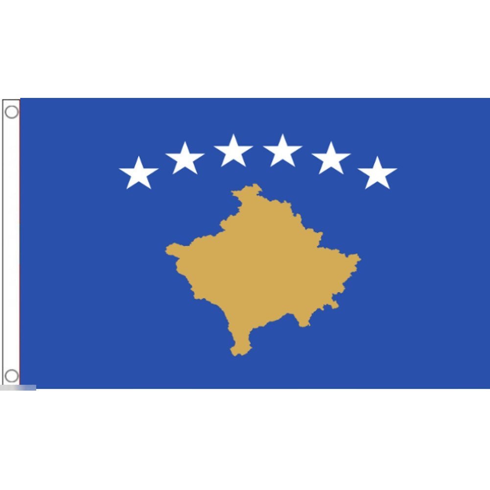 海外限定 国旗 コソボ共和国 特大フラッグ_画像1