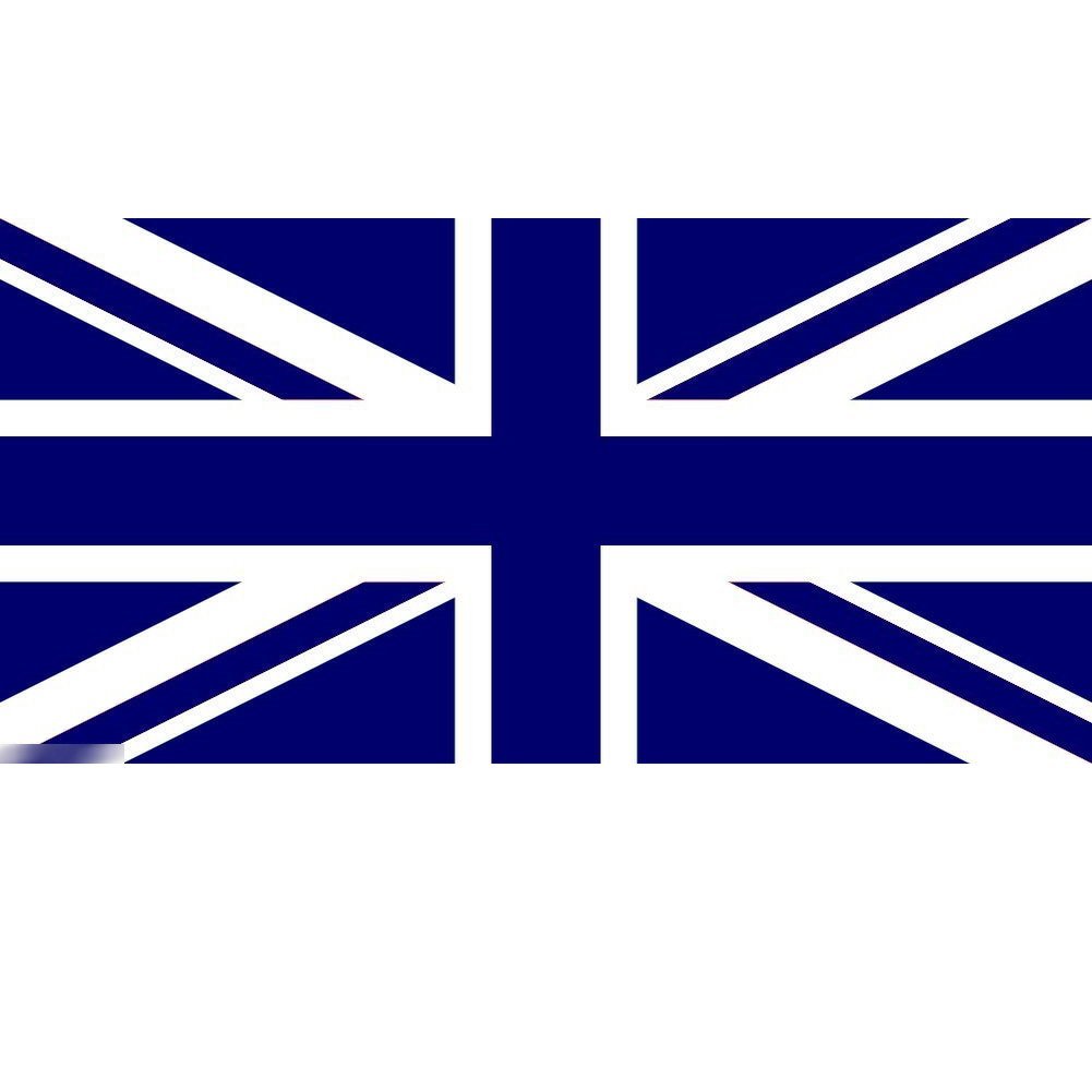 海外限定 国旗 イギリス 英国 ユニオンジャック ブルー 青 レアカラー 特大フラッグ_画像1