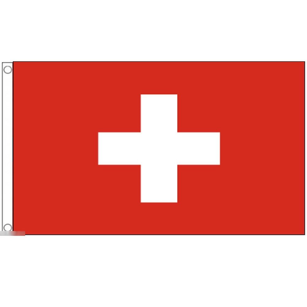海外限定 国旗 スイス連邦 ヨーロッパ 特大フラッグ_画像1