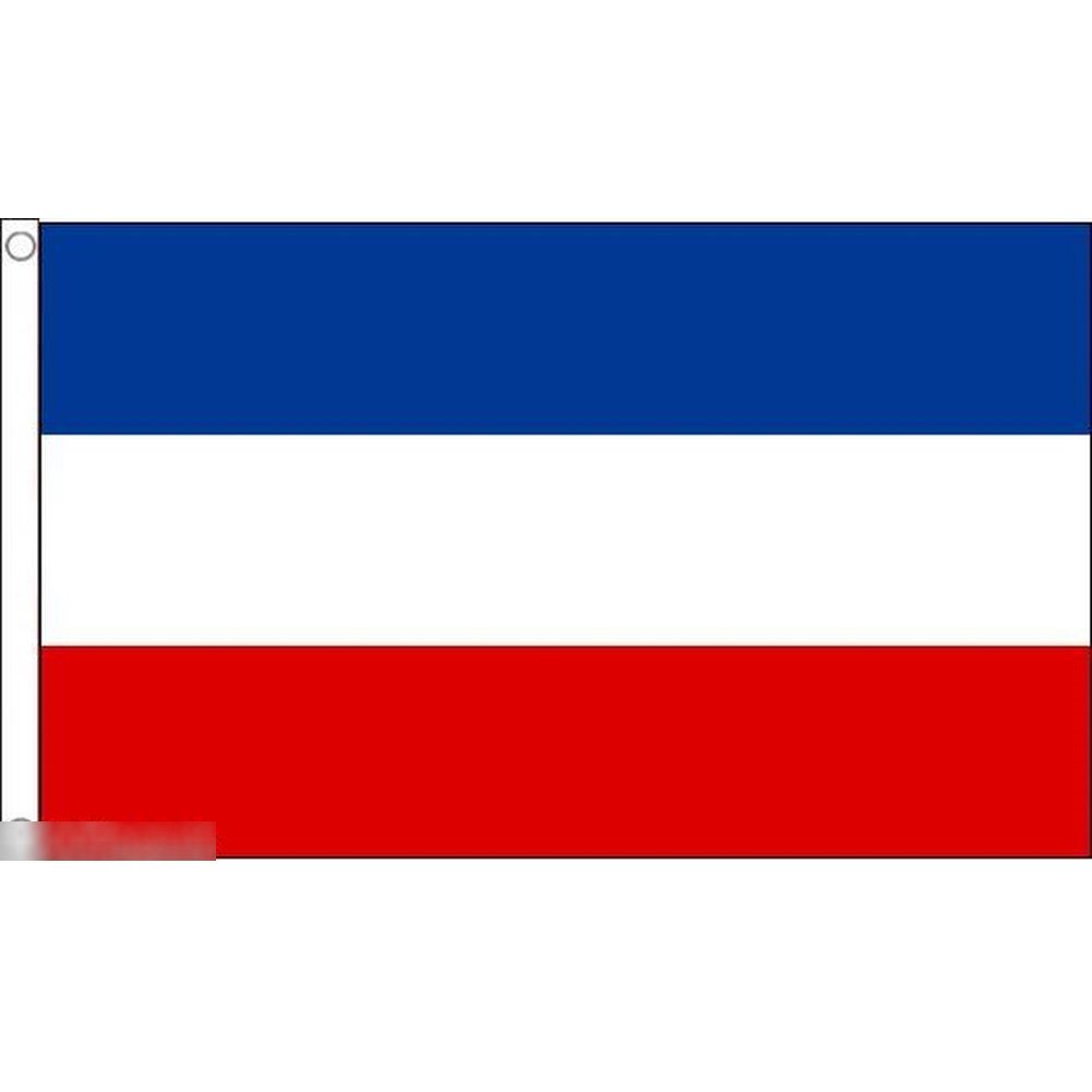 海外限定 国旗 ユーゴスラビア王国 ユーゴスラビア連邦共和国 特大フラッグ_画像1