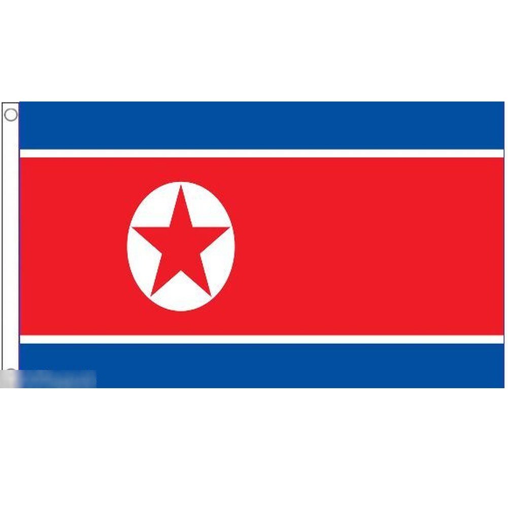 海外限定 国旗 北朝鮮 朝鮮民主主義人民共和国 特大フラッグ_画像1