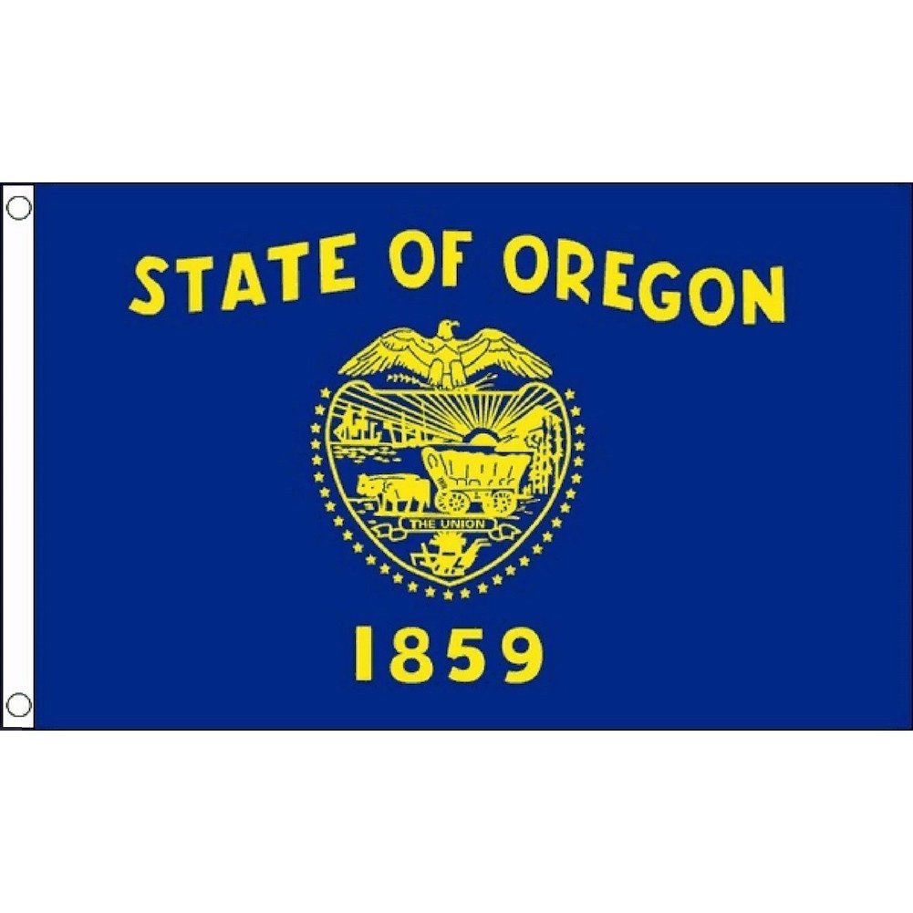 海外限定 国旗 オレゴン州 アメリカ 州旗 特大フラッグ_画像1