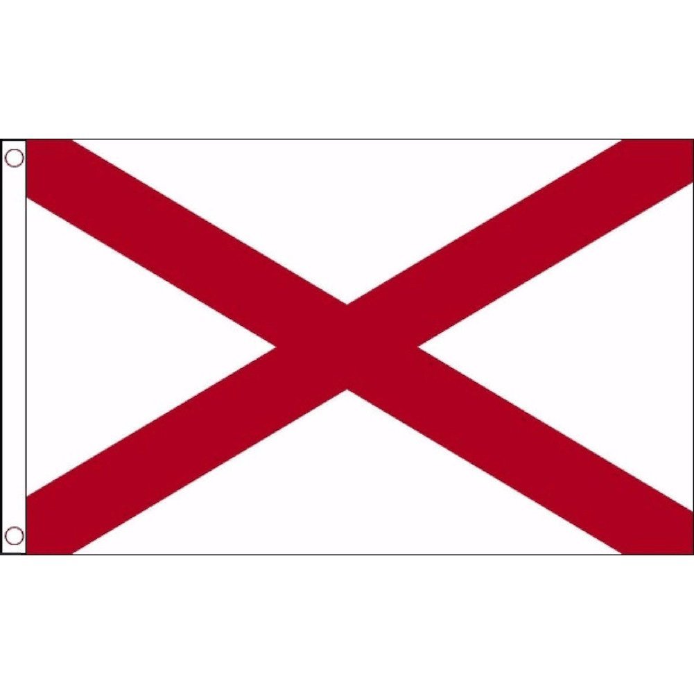 海外限定 国旗 アラバマ州 アメリカ 州旗 特大フラッグ_画像1