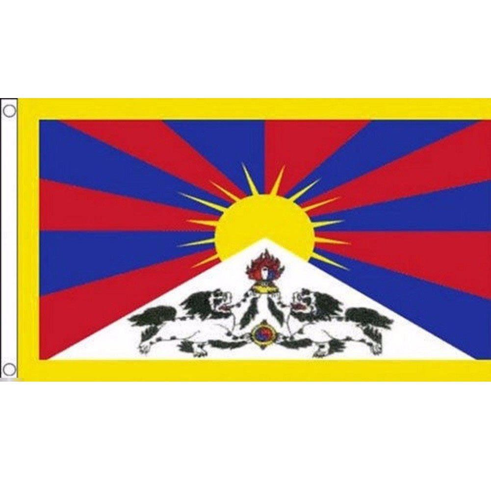 海外限定 国旗 チベット 特大フラッグ_画像1