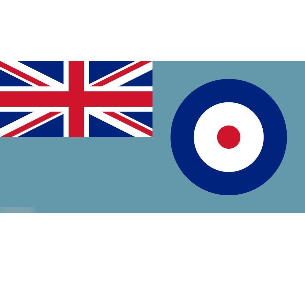 海外限定 国旗 イギリス 英国 空軍 エアフォース RAF ラウンデル ターゲットマーク 特大フラッグ_画像1