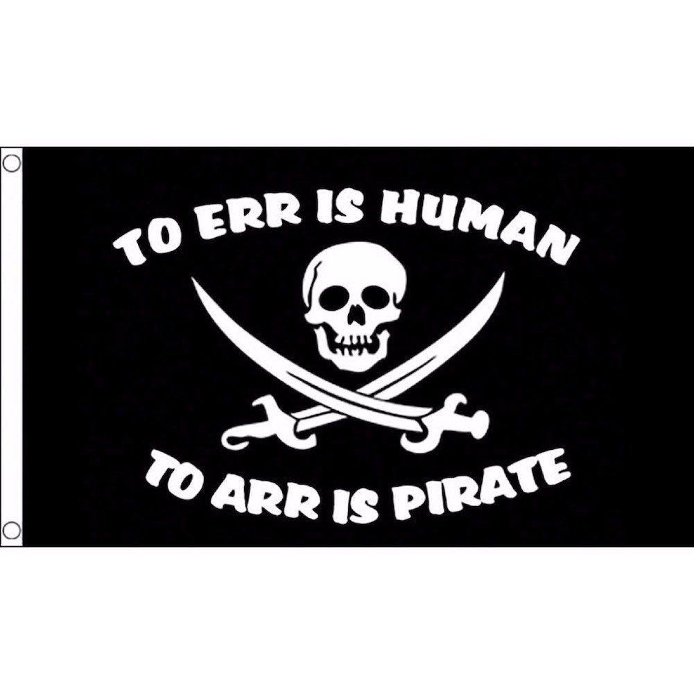 海外限定 国旗 海賊旗 パイレーツ スカル 骸骨 ドクロ クロスサーベル 特大フラッグ_画像1