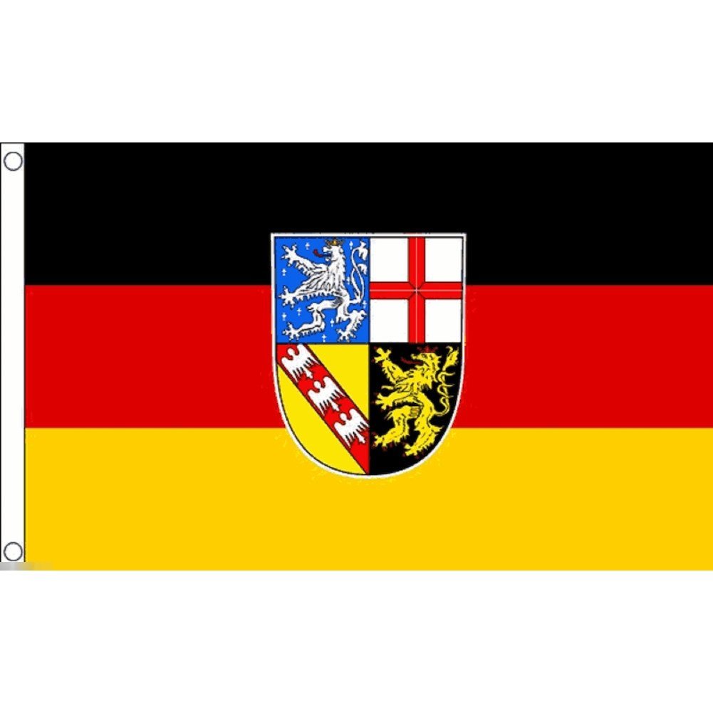 海外限定 国旗 ザールラント州 ドイツ 州旗 特大フラッグ_画像1