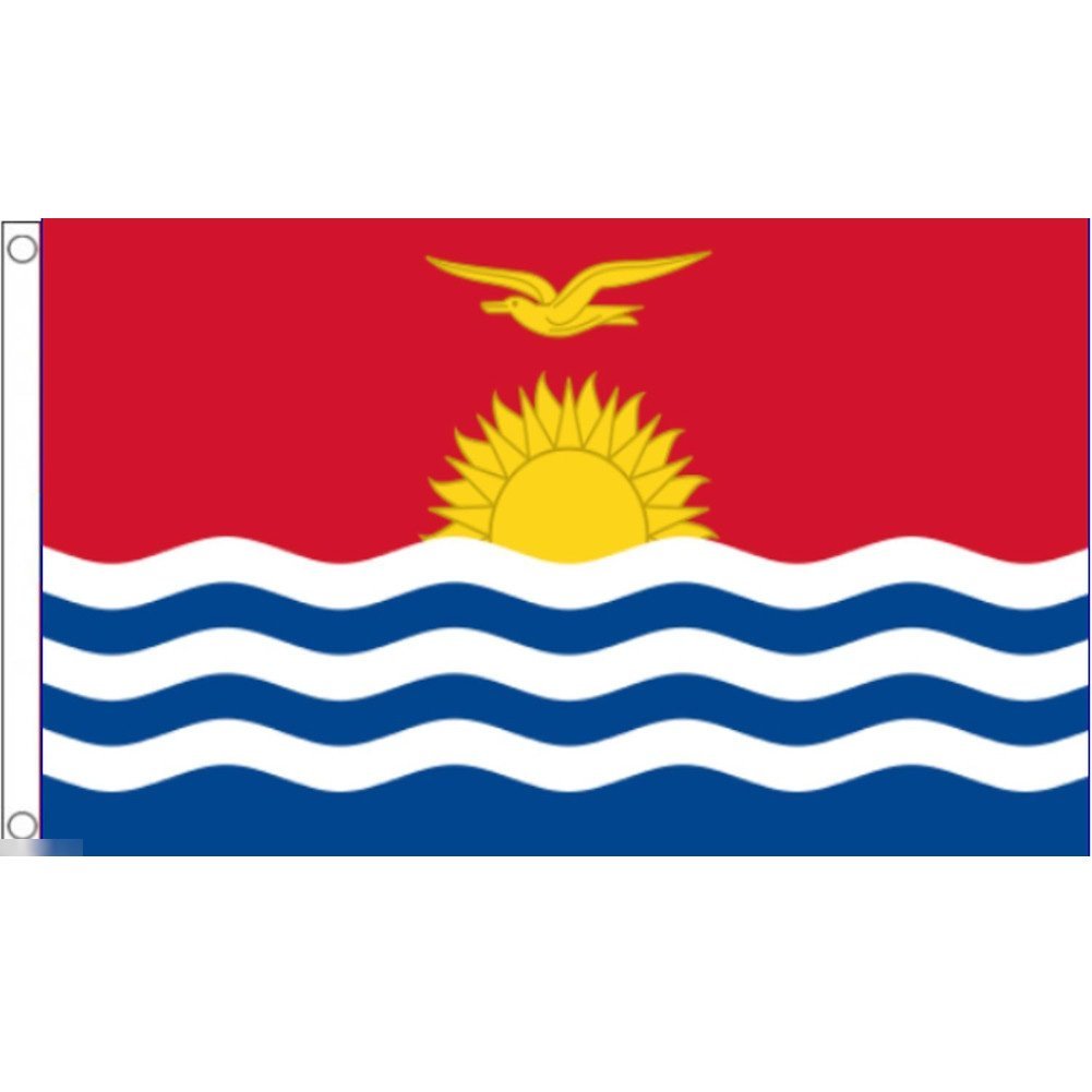 海外限定 国旗 キリバス共和国 オセアニア 特大フラッグ_画像1