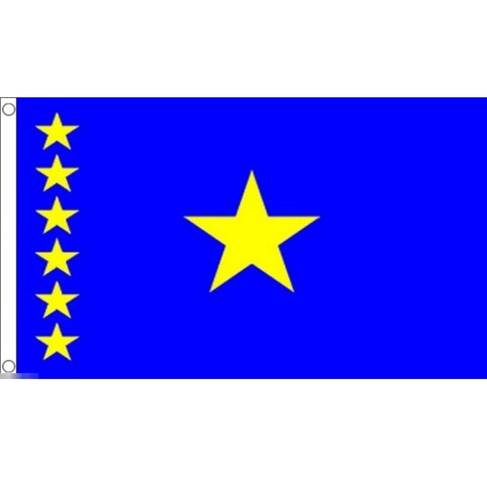 海外限定 国旗 キンシャサ コンゴ民主共和国 特大フラッグ_画像1
