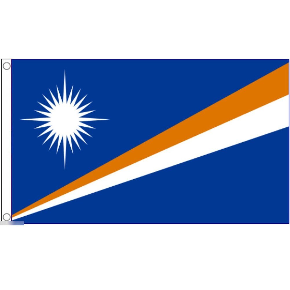 海外限定 国旗 マーシャル諸島共和国 特大フラッグ_画像1