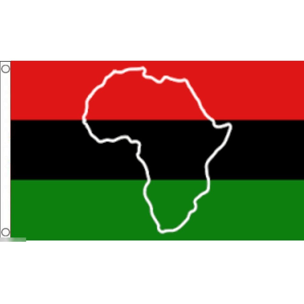 海外限定 国旗 パン・アフリカ主義 解放 連帯 特大フラッグ_画像1