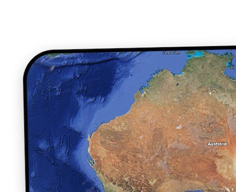 iPhone 8 iPhone 8 Plus iPhone X アイフォン アイフォーン エイト プラス テンオーストラリア 地図 アートケース 保護フィルム付_画像3