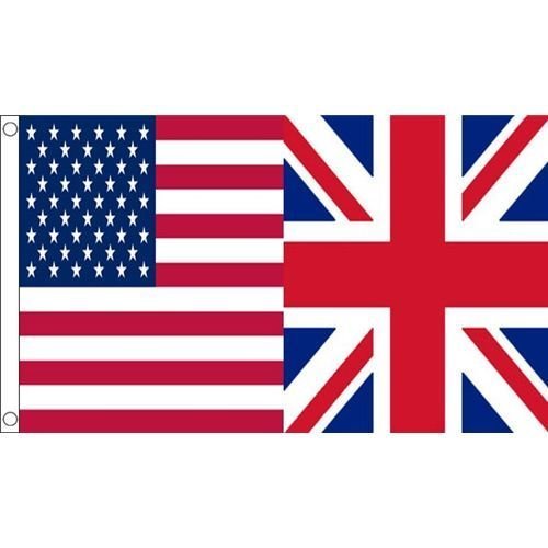 海外限定 アメリカ合衆国 イギリス USA UK 貴重 特大フラッグ_画像1
