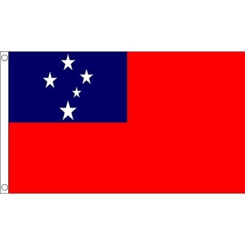 海外限定 国旗 サモア独立国 オセアニア 貴重 大フラッグ_画像1