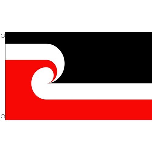 海外限定 国旗 ニュージーランド マオリ 部族国旗 大フラッグ_画像1