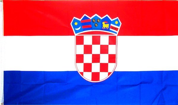海外限定 国旗 クロアチア共和国 大フラッグ_画像1