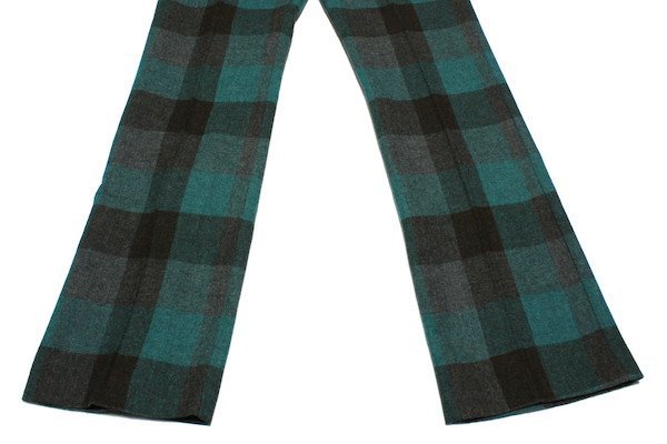  новый товар стандартный 70%OFF Payton Place шерсть проверка брюки 9 сделано в Японии 
