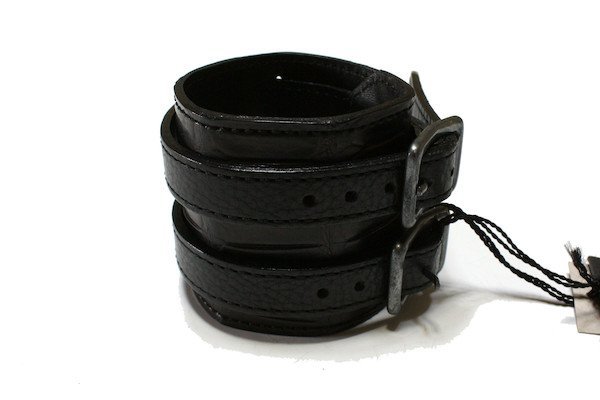 【新作入荷!!】 新品正規60%OFF プリッグス 1 2連式 ワニ革ブレスレット 一生物 ブレスレット、バングル