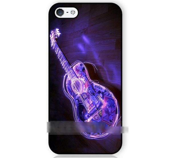 iPhone 7アコースティックギターアートケース保護フィルム付_画像2