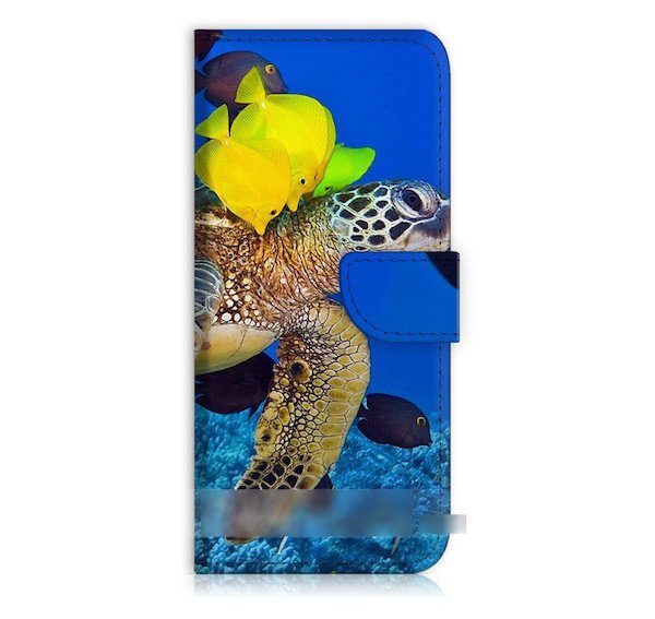 iPhone 6 6S亀 熱帯魚スマホケース充電ケーブルフィルム付_画像1