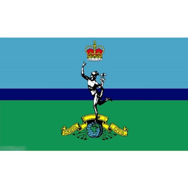 海外限定 国旗 イギリス 英国 陸軍 王立通信軍団 特大フラッグ_画像1