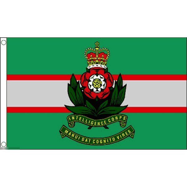 海外限定 国旗 イギリス 陸軍 情報軍団 特大フラッグ_画像1