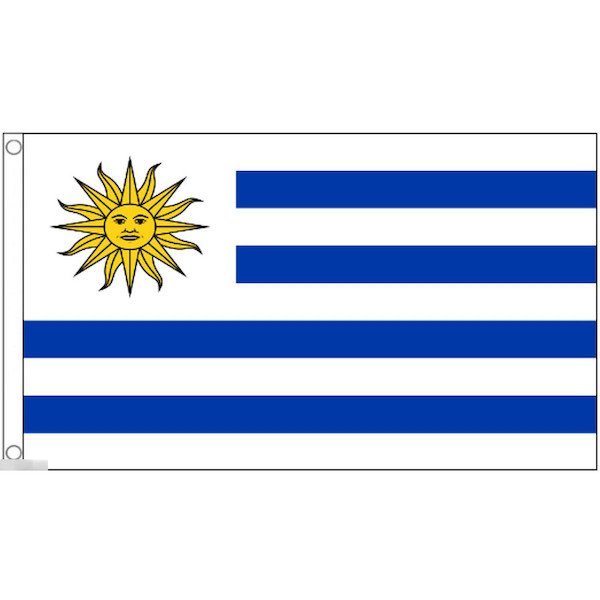 海外限定 国旗 ウルグアイ東方共和国 南アメリカ 特大フラッグ_画像1