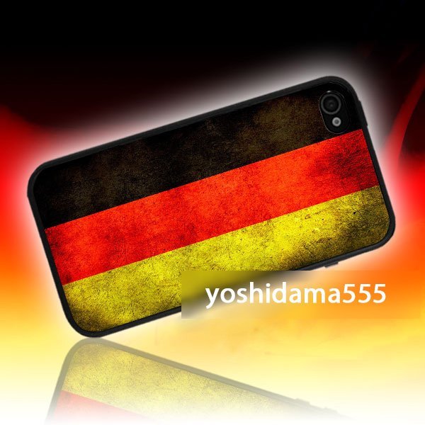 海外限定a新品ドイツ 国旗 ヴィンテージ F67 iPhone6 6Plus_画像1