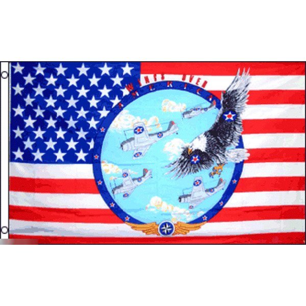 海外限定 国旗 米国 空軍 アメリカ エアフォース 星条旗 特大フラッグ_画像1