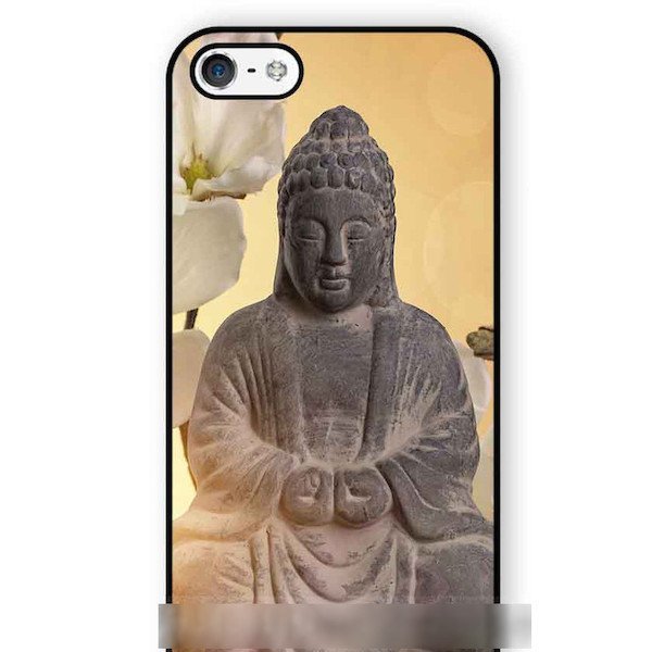 iPhone 7 Plus 仏像 仏陀 ブッダ 仏教 アートケース 保護フィルム付_画像2