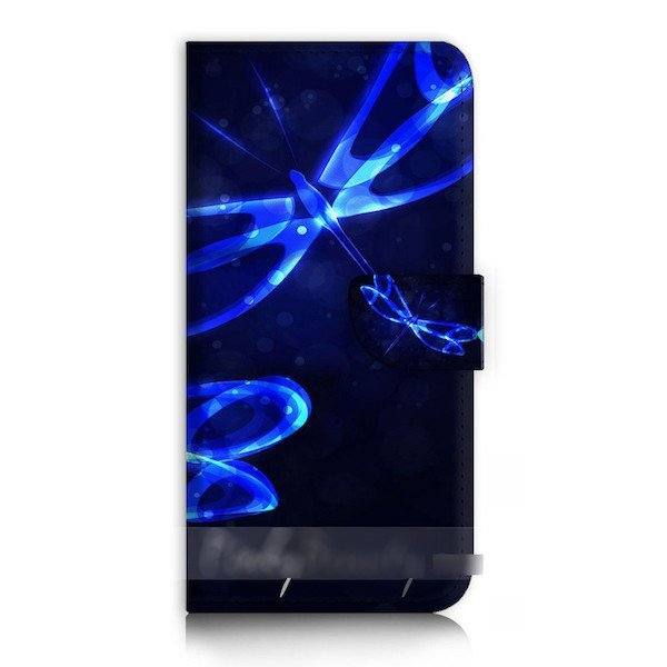 Galaxy S6 S6 Edge とんぼ トンボ 蜻蛉 スマホケース 充電ケーブル フィルム付_画像1