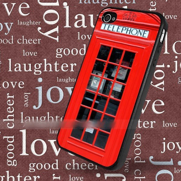 iPhone 12 mini ミニ イギリス 電話ボックス スマホケース アートケース スマートフォン カバー_画像1