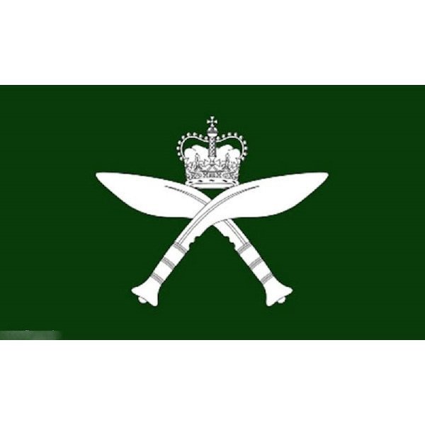 海外限定 国旗 イギリス アーミー 英国 陸軍 グルカ兵 特大フラッグ_画像1