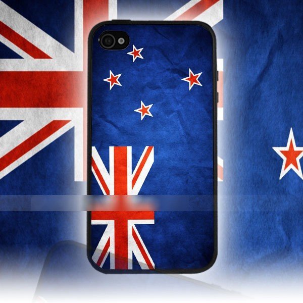 iPhone 11 アイフォン イレブン ニュージーランド 国旗 アートケース 保護フィルム付_画像1