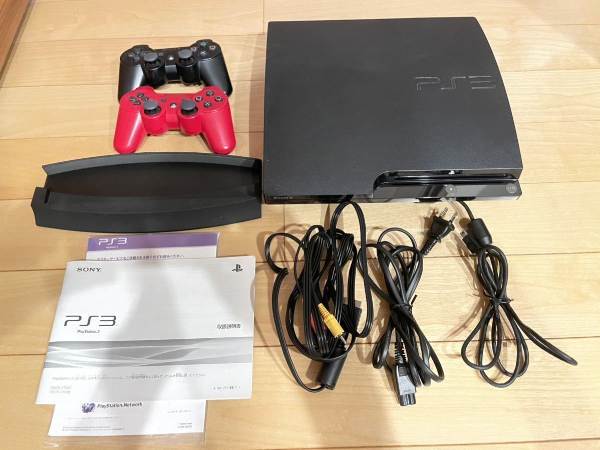 SONY ソニー PlayStation3 プレイステーション3 PS3本体 CECH-2100A 120G チャコールブラック 箱 付属品あり コントローラーおまけ付き_画像1
