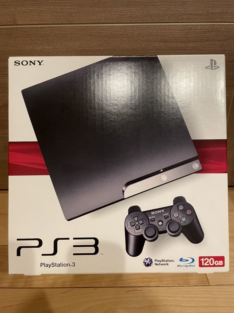 SONY ソニー PlayStation3 プレイステーション3 PS3本体 CECH-2100A 120G チャコールブラック 箱 付属品あり コントローラーおまけ付き_画像4