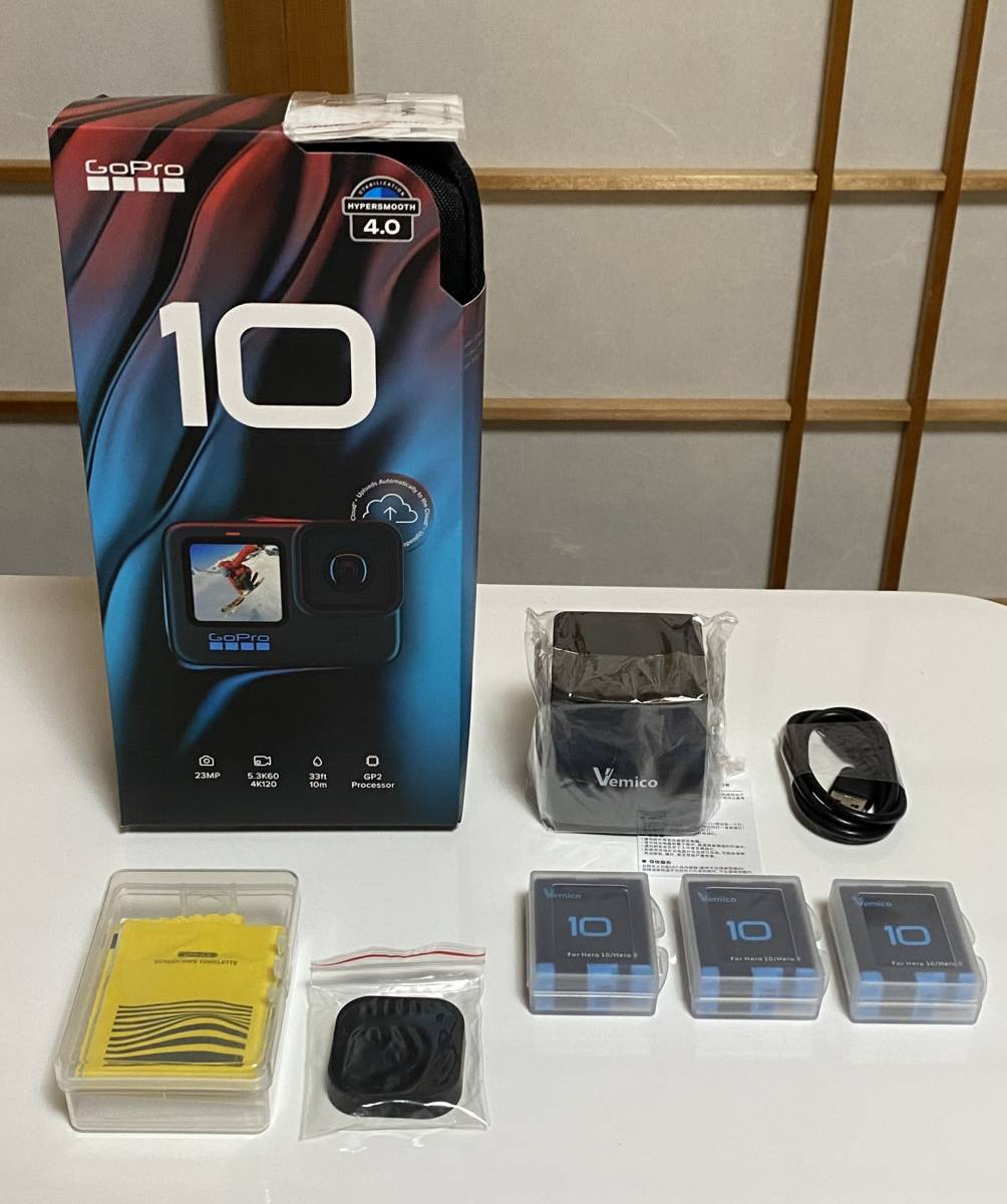 GoPro】新品 ゴープロ HERO10 BLACK 新品付属品多数あり